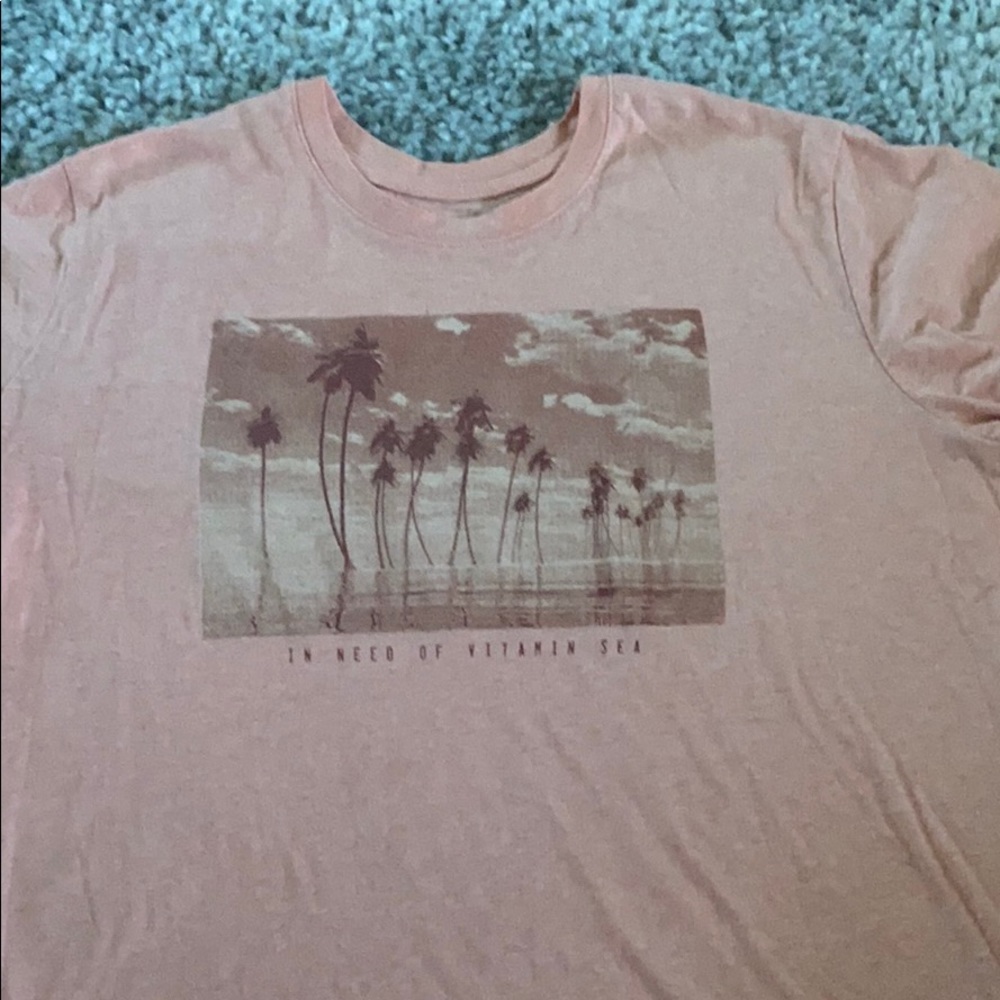 “In Need of Vitamin Sea” Pink Tee